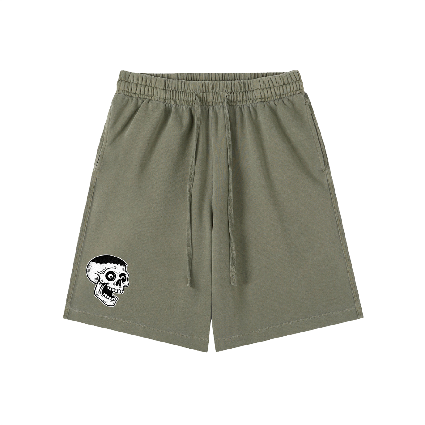 VINTAGE “PSYCHO SKULL” SHORTS
