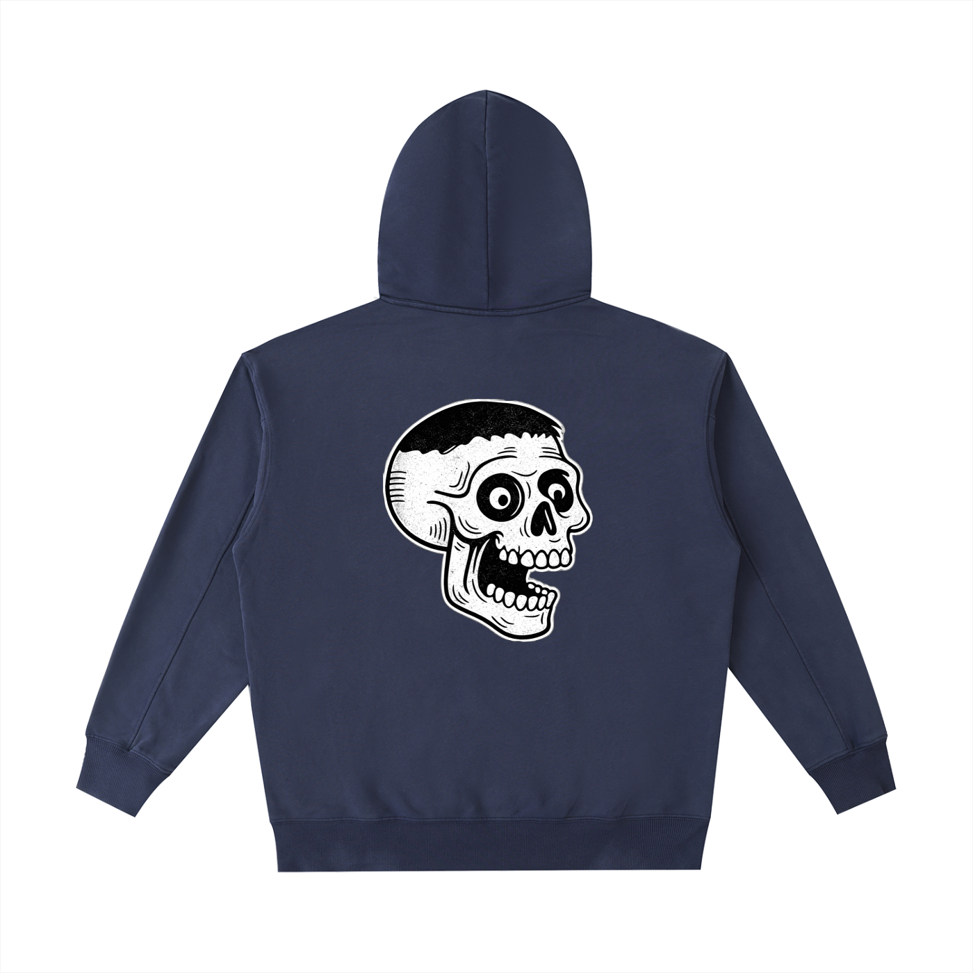 VINTAGE WASHED TEXT & GRAPHIC HOODIE (4X ONLY)