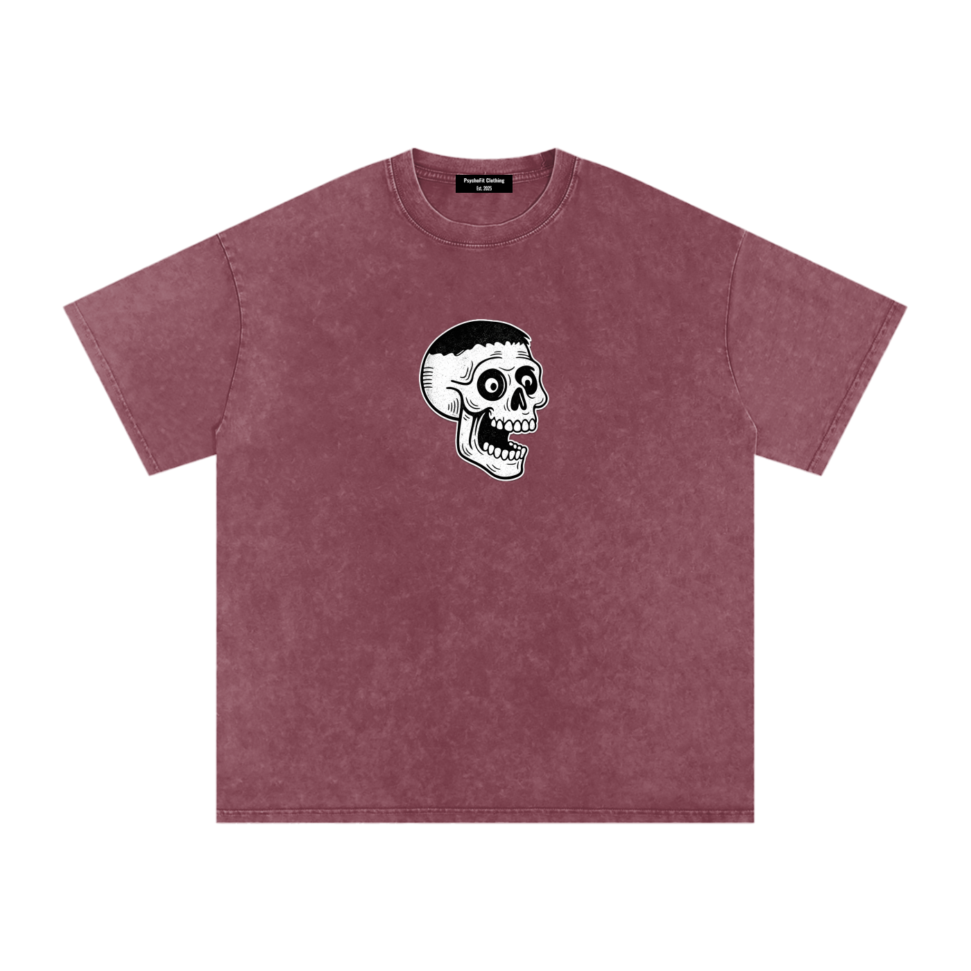 VINTAGE OVERSIZED "PSYCHO SKULL" TEE