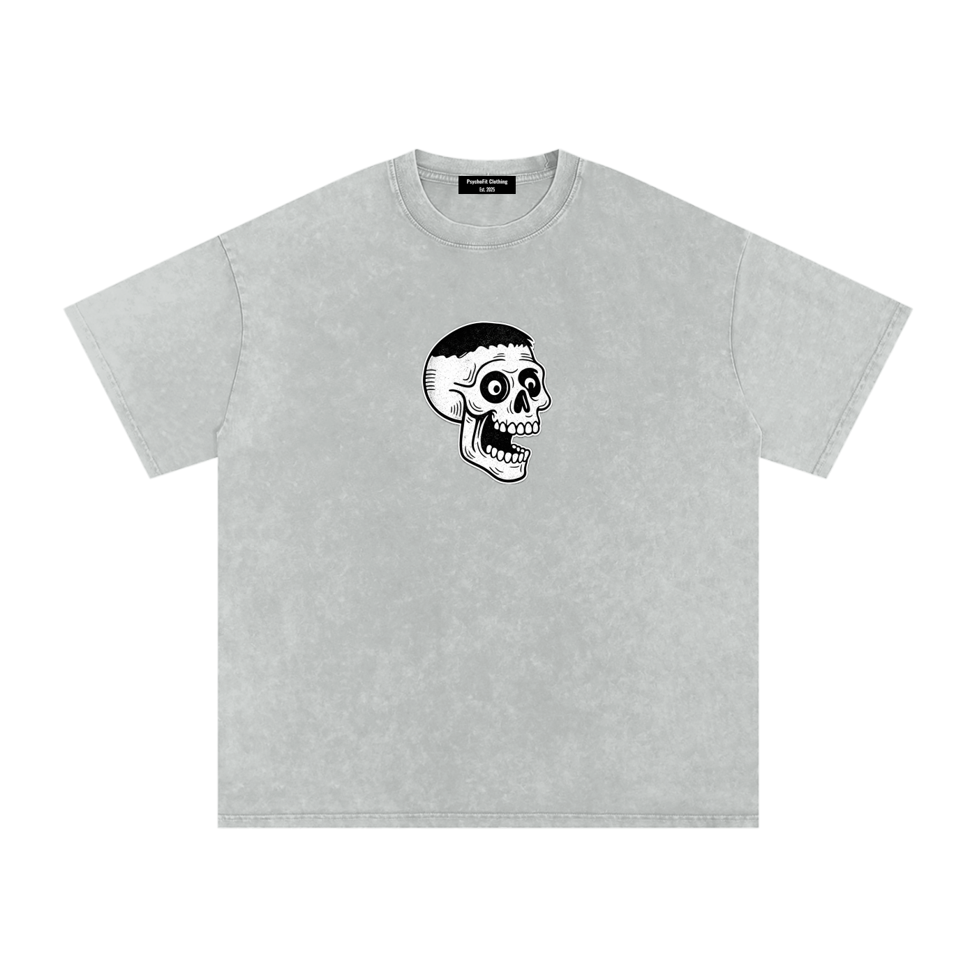 VINTAGE OVERSIZED "PSYCHO SKULL" TEE