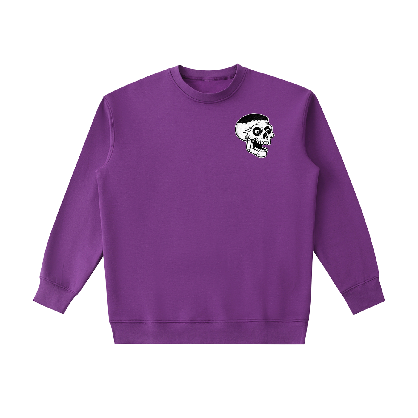 HEAVYWEIGHT "PSYCHO SKULL" CREWNECK SWEATSHIRT