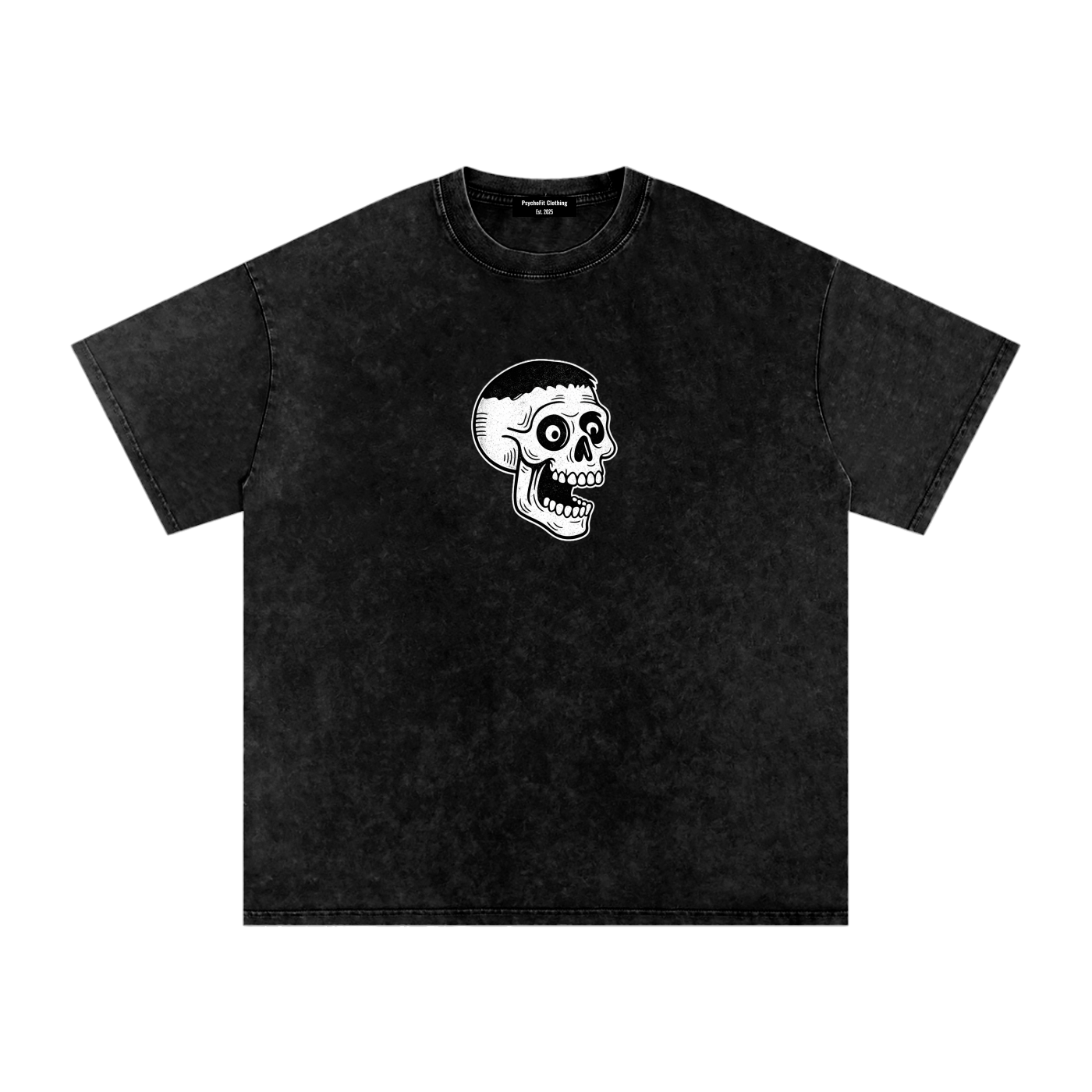 VINTAGE OVERSIZED "PSYCHO SKULL" TEE