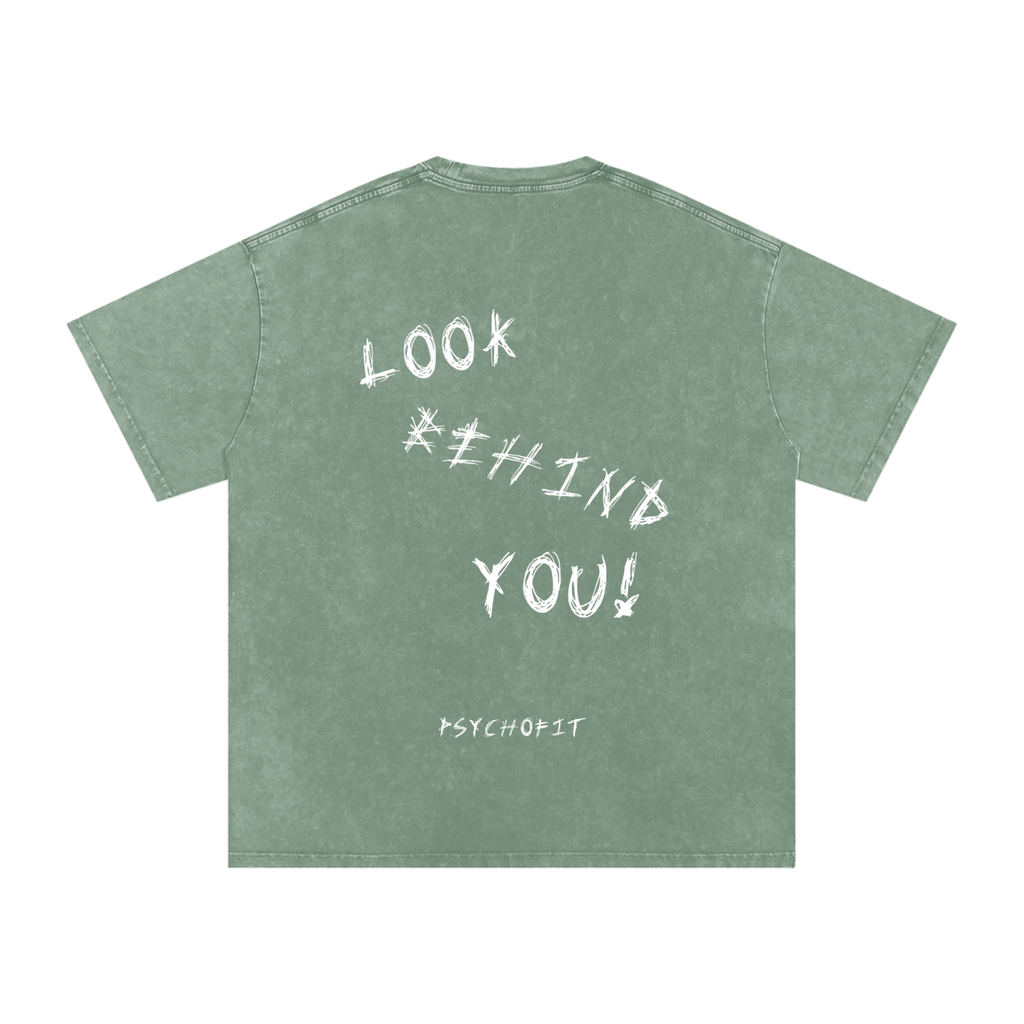 VINTAGE OVERSIZED "LOOK BEHIND YOU" TEE