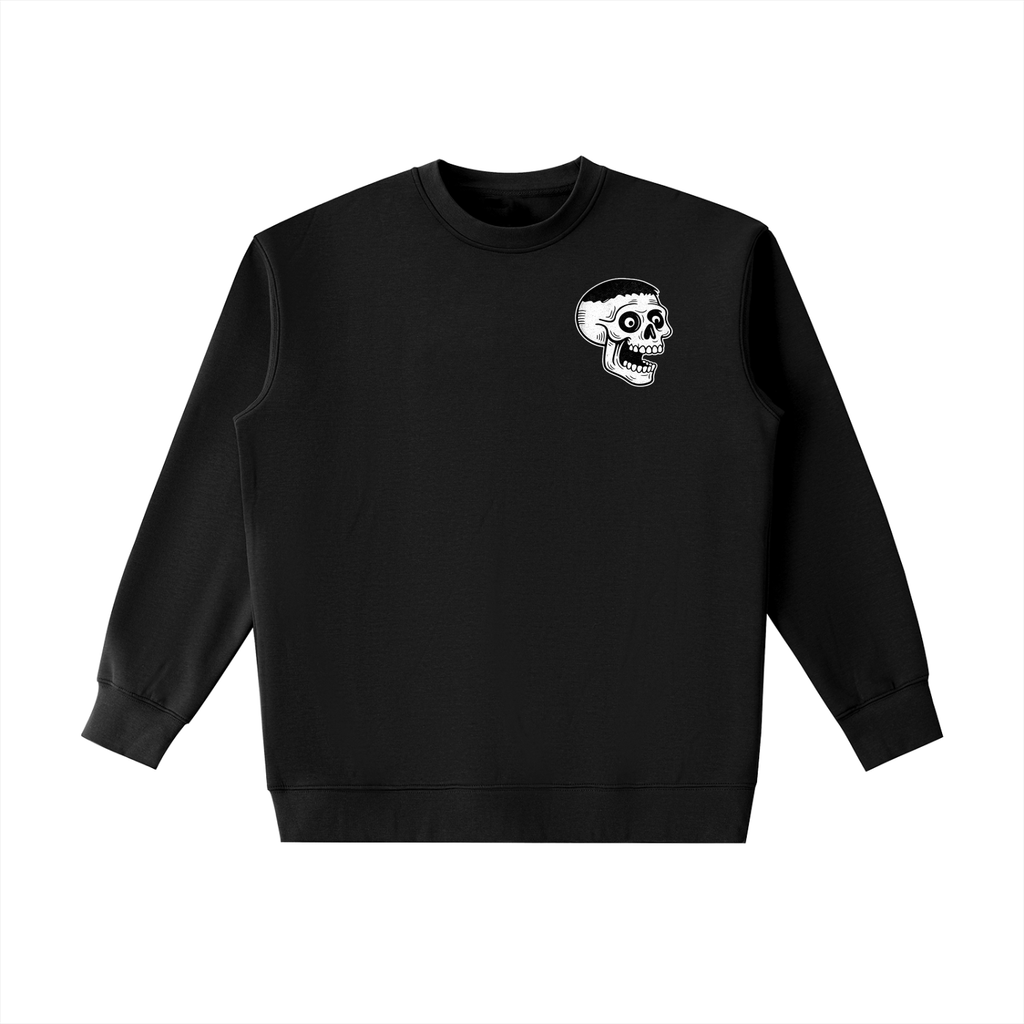 HEAVYWEIGHT "PSYCHO SKULL" CREWNECK SWEATSHIRT