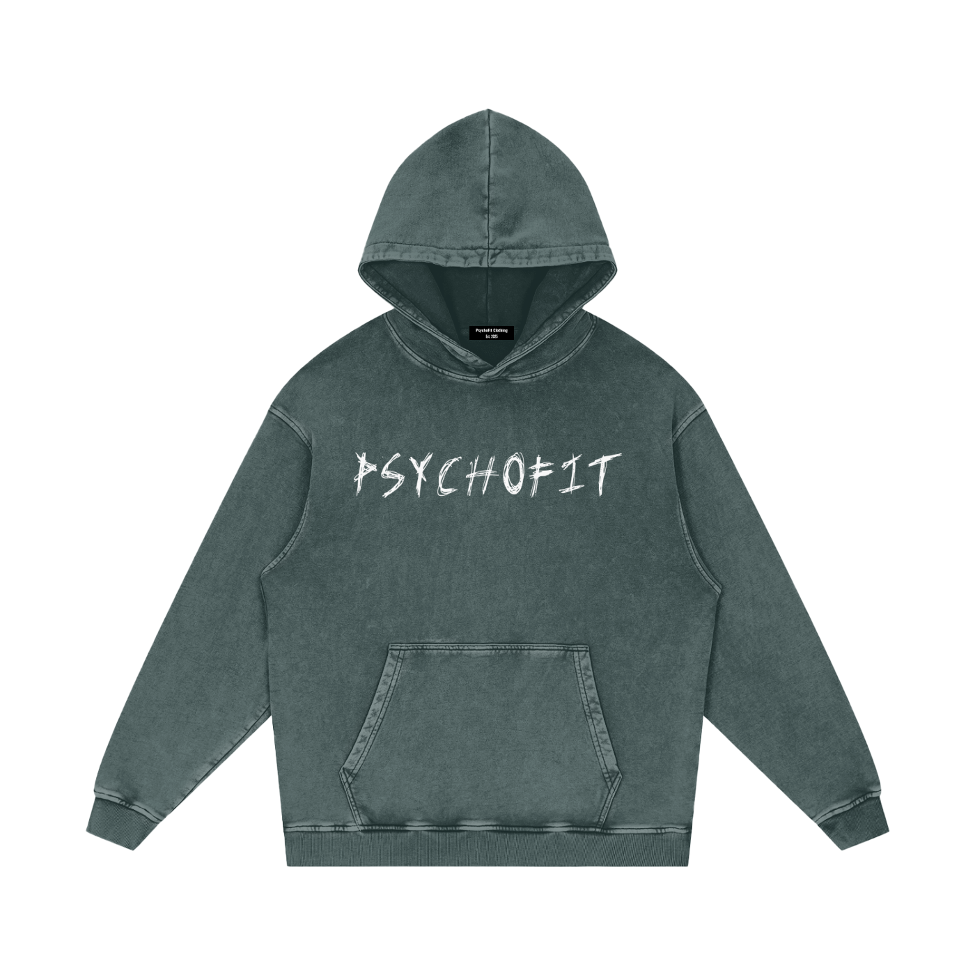 VINTAGE OVERSIZED "LOOK BEHIND YOU" HOODIE