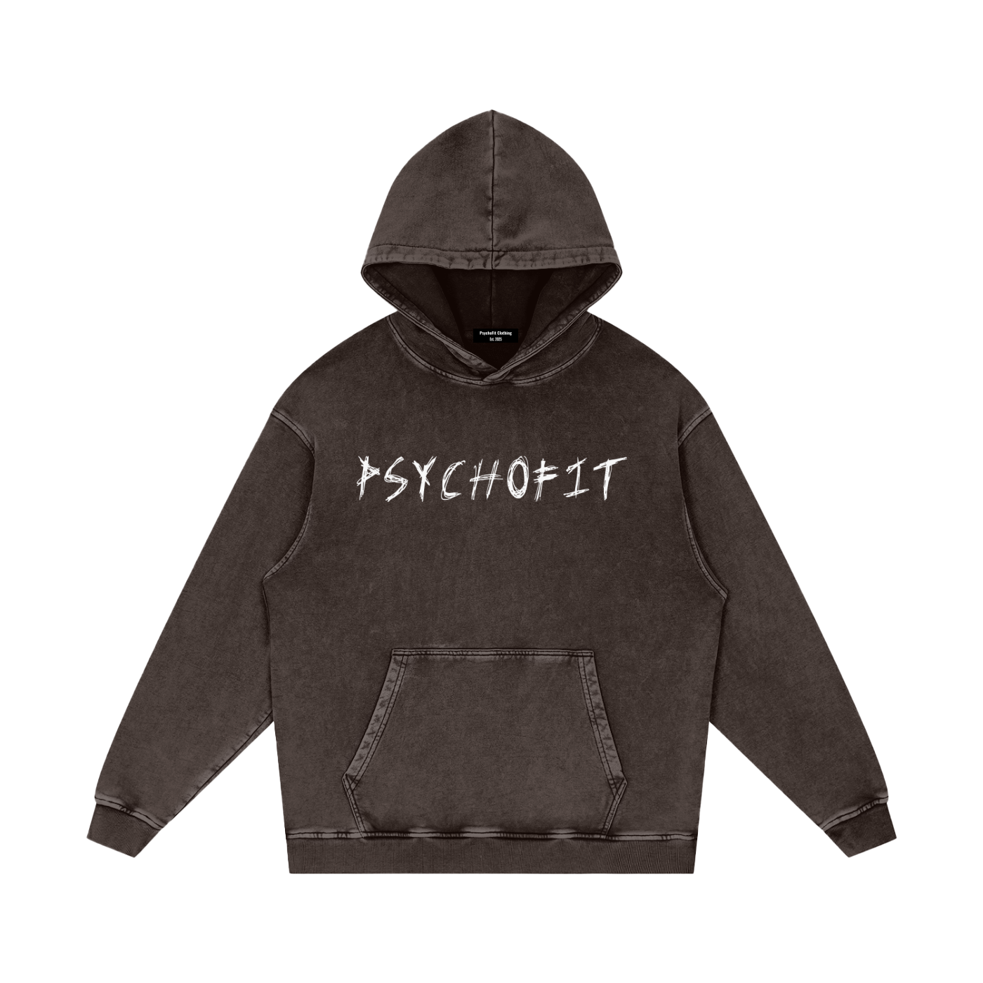 VINTAGE OVERSIZED "LOOK BEHIND YOU" HOODIE