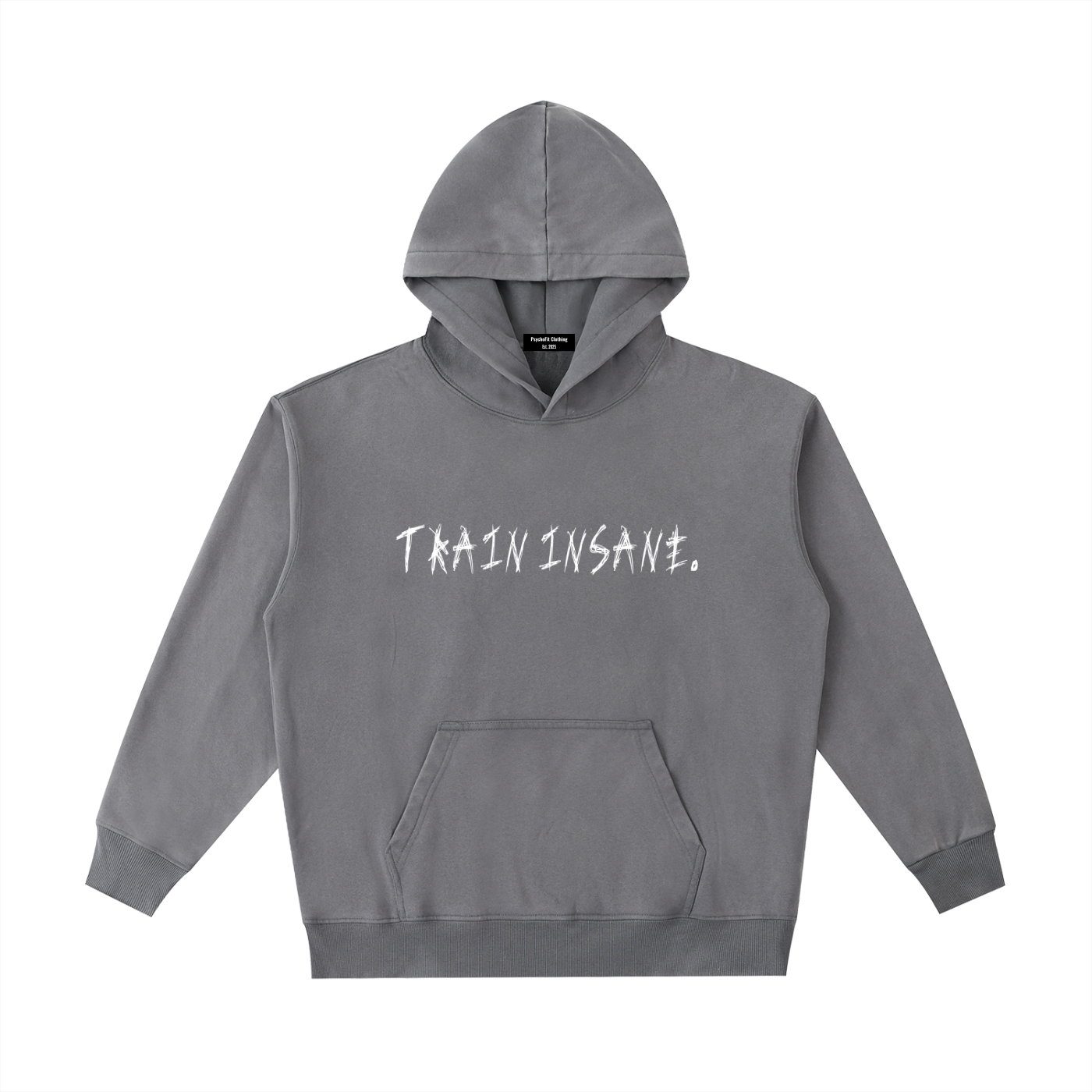 VINTAGE WASHED TEXT & GRAPHIC HOODIE (4X ONLY)