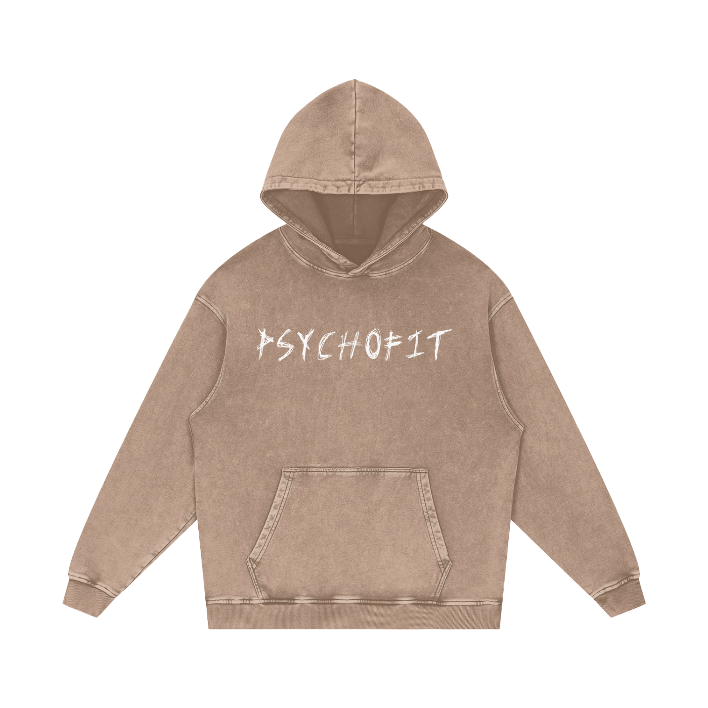 VINTAGE OVERSIZED "LOOK BEHIND YOU" HOODIE