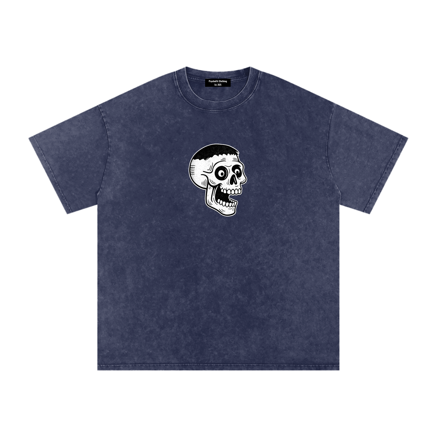 VINTAGE OVERSIZED "PSYCHO SKULL" TEE