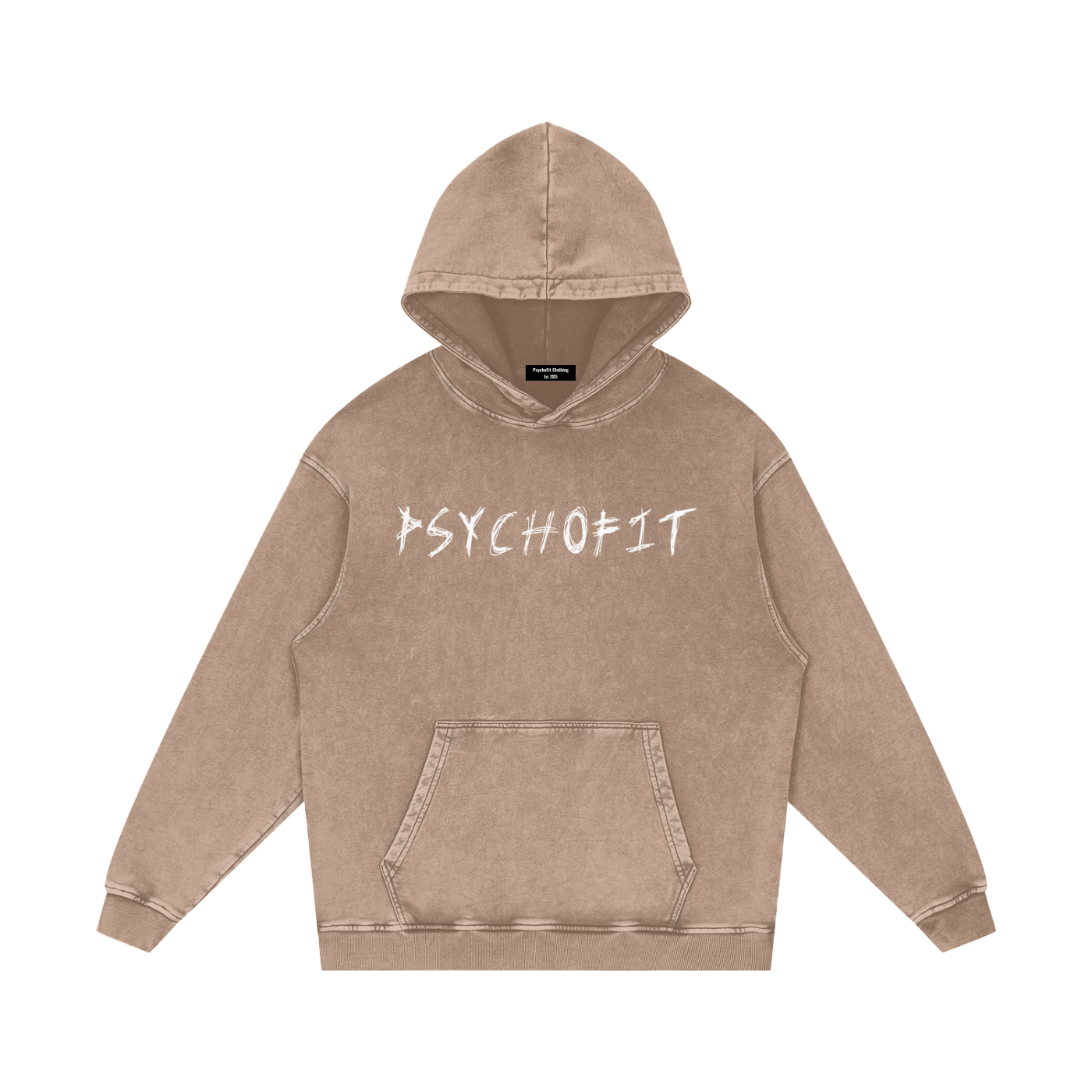 VINTAGE OVERSIZED "LOOK BEHIND YOU" HOODIE